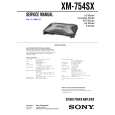 SONY XM754SX Instrukcja Serwisowa
