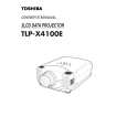 TOSHIBA TLP-X4100E Owners Manual