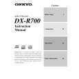 ONKYO DXR700 Owners Manual