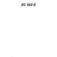 ZANUSSI ZC542E Owners Manual