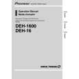 PIONEER DEH-1600/XU/UC Manual de Usuario