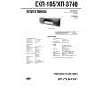 SONY EXR-105 Manual de Servicio