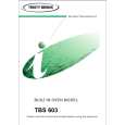 TRICITY BENDIX TBS603X Owners Manual