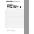 PIONEER VSX-D2011 Manual de Usuario