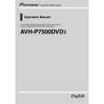 PIONEER AVH-P7500DVD-2/EW Manual de Usuario