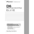 PIONEER PD-D6-J/KUXJ/CA Owners Manual