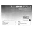 YAMAHA T-700 Owners Manual