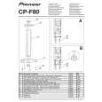 PIONEER CP-F80/SXTW/EW5 Manual de Usuario