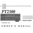 HARMAN KARDON PT2300 Instrukcja Obsługi