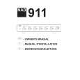 NAD 911 Owners Manual