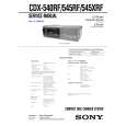 SONY CDX545XRF Service Manual