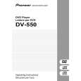 PIONEER DV-550/WYXJ Manual de Usuario