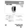 SONY WM9 Service Manual