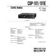 SONY CDP-911E Manual de Servicio