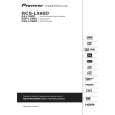 PIONEER DVR-LX60D (RCS-LX60D) Owners Manual