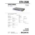 SONY STR-LV500 Service Manual