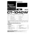 PIONEER CT-1040W Service Manual