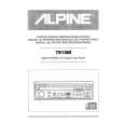 ALPINE 7915M Owners Manual
