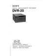 SONY DVR-20 VOLUME 1 Manual de Servicio