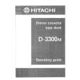 HITACHI D-3300M Owners Manual