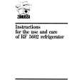 ZANUSSI RF5602 Owners Manual