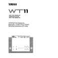 YAMAHA WT11 Owners Manual