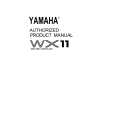 YAMAHA WX11 Instrukcja Obsługi