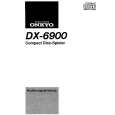 ONKYO DX-6900 Owners Manual