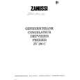 ZANUSSI ZV190C Owners Manual