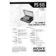 SONY PS515 Instrukcja Serwisowa