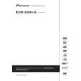 PIONEER DVR-930H-S Owners Manual
