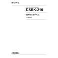 SONY DSBK-210 Instrukcja Serwisowa