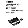 BOSS SCC-700F Owners Manual