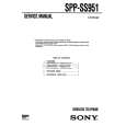 SONY SPPSS951 Service Manual