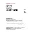 PIONEER S-MS700CR/XJM/E Service Manual