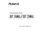 ROLAND HP2800G Instrukcja Obsługi