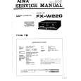 AIWA FXW220 Instrukcja Serwisowa