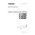 TOSHIBA V-828F Instrukcja Serwisowa