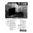 SONY TC-230W Service Manual