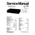 TECHNICS SA160 Service Manual