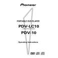 PIONEER PDV-LC10 Manual de Usuario