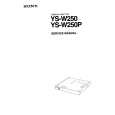 SONY YS-W250 Service Manual