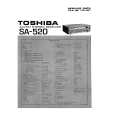 TOSHIBA SA-520 Service Manual