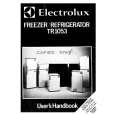 ELECTROLUX TR1053 Owners Manual