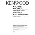 KENWOOD KAC7202 Owners Manual