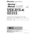 PIONEER VSX815S Manual de Servicio