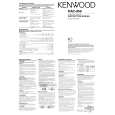 KENWOOD KAC959 Owners Manual