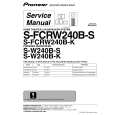 PIONEER S-W240B-K/KUXJI/CA Manual de Servicio