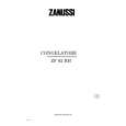 ZANUSSI ZF82BH Owners Manual