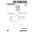 SONY WMEX505 Service Manual